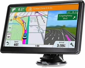 GPS Navigation for Car, 2025 Map 7 inch Touch Screen Car GPS 256-16GB, Voice Turn Direction Guidance, Support Speed and Red Light Warning, Pre-Installed North America Lifetime map Free Update