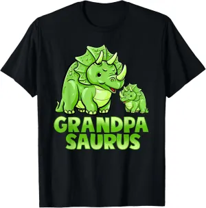 Grandpa Saurus Dinosaur Funny Grandpasaurus T-Shirt For Papa