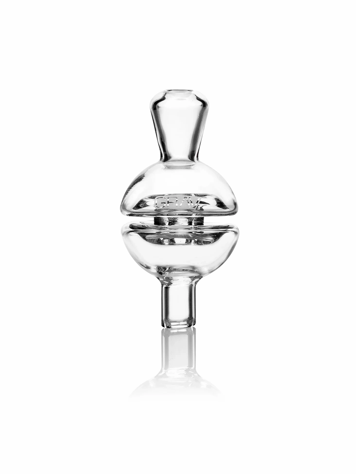 GRAV® GLOBE BUBBLER w/ Grav 14mm 90° Quartz Bucket, Inserts, & Carb Cap Set
