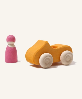 Grimm's Small Convertible Car - Yellow