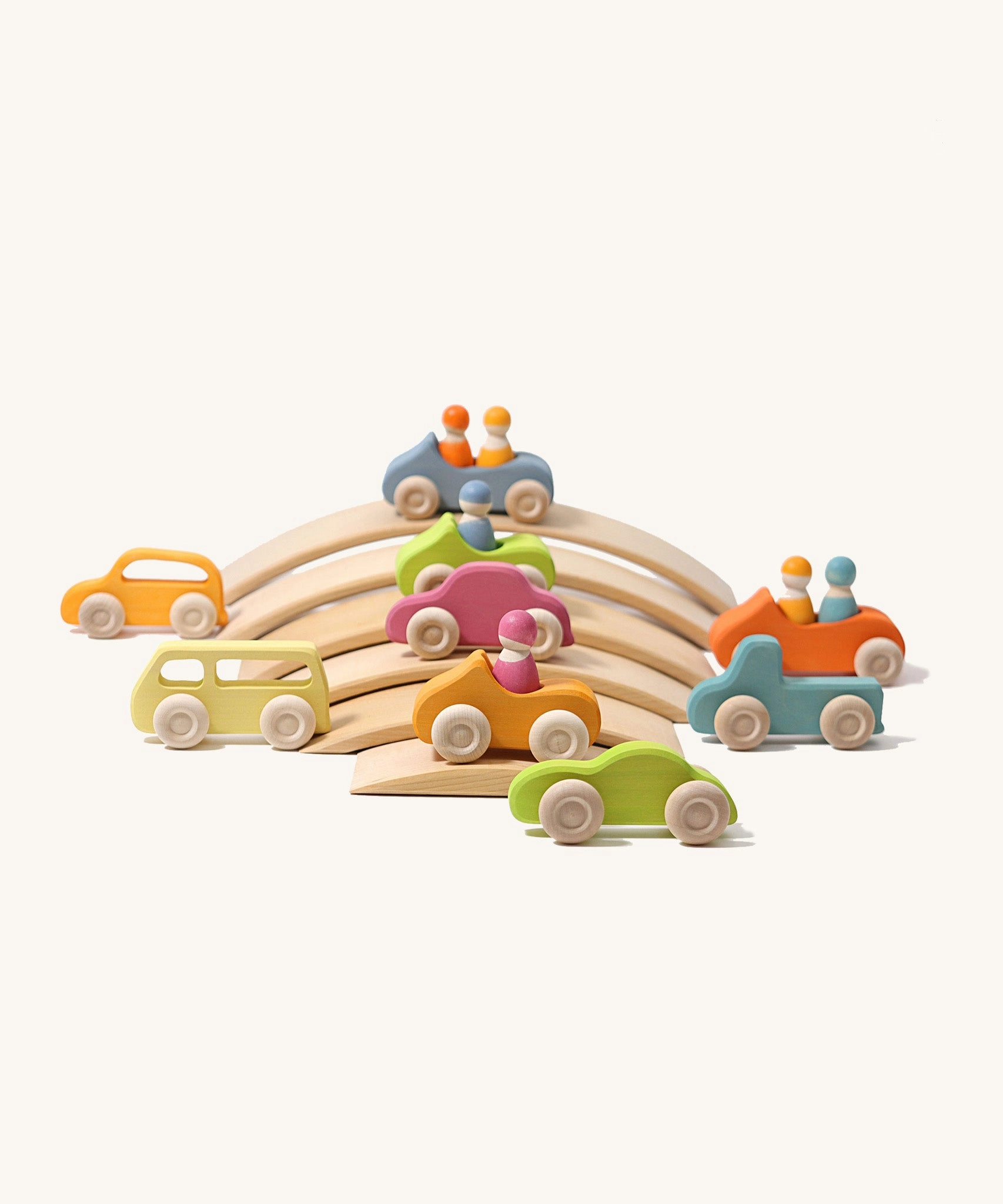 Grimm's Small Convertible Car - Yellow