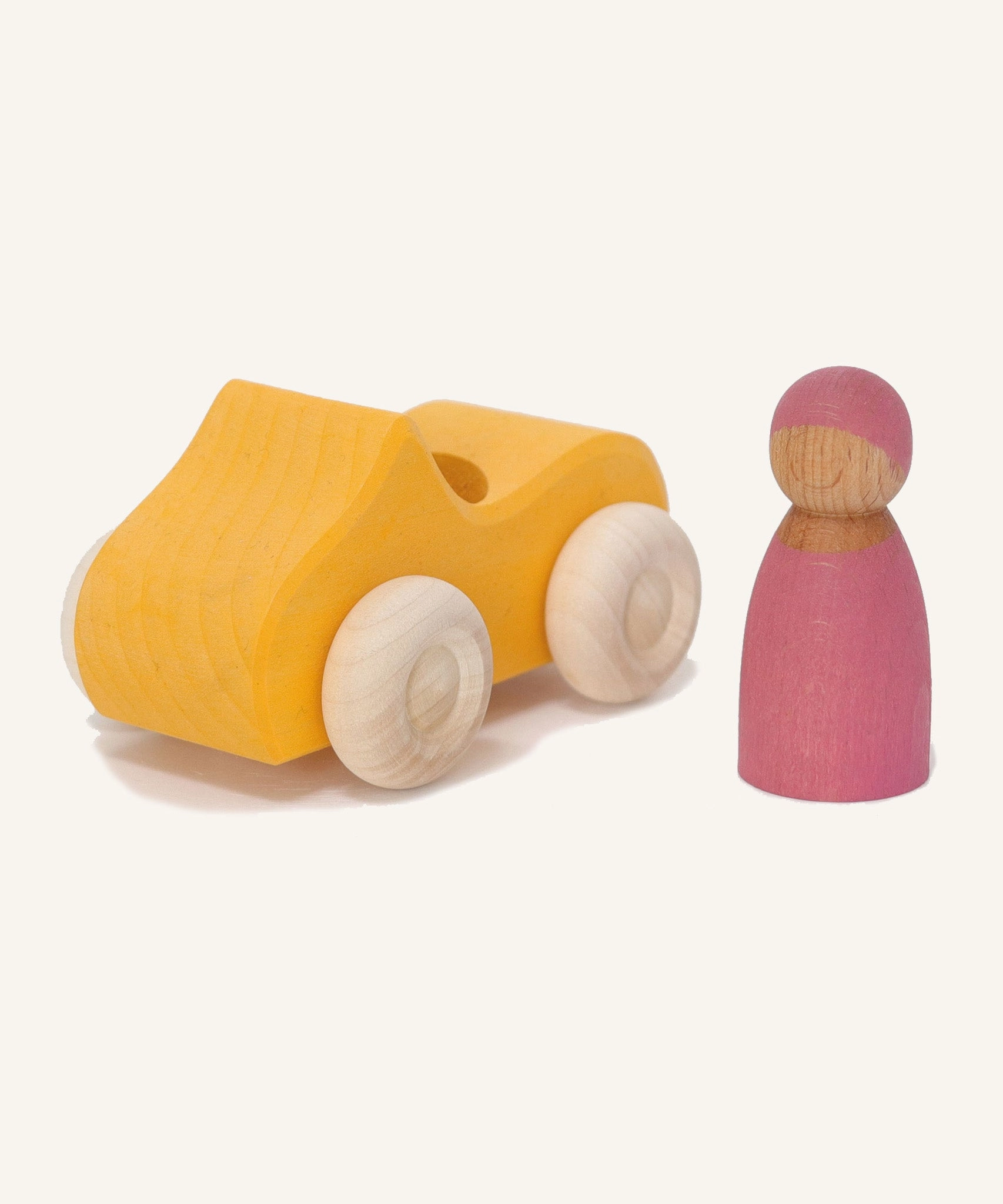 Grimm's Small Convertible Car - Yellow