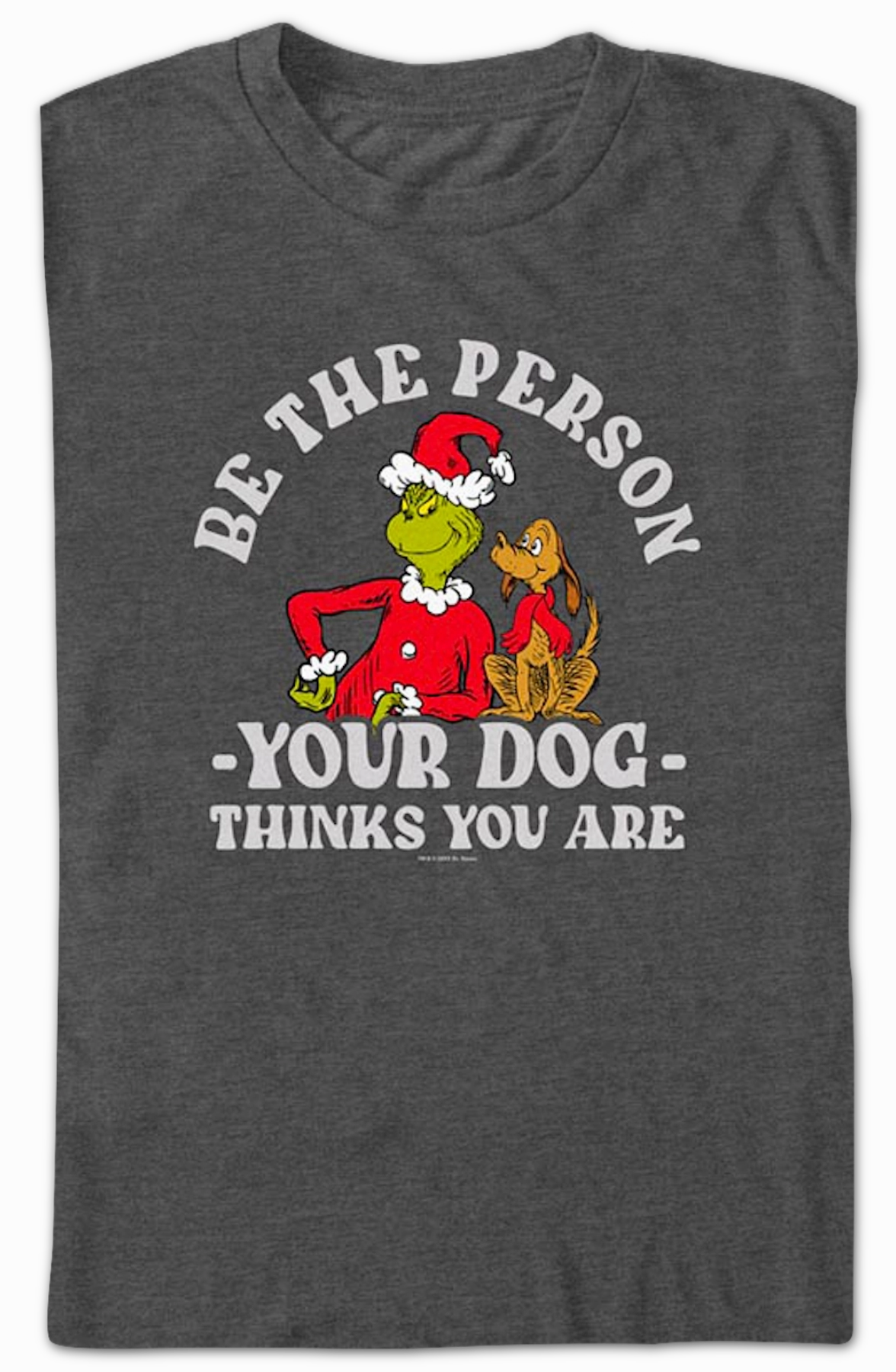 Grinch Be The Person Your Dog Thinks You Are Dr. Seuss T-Shirt