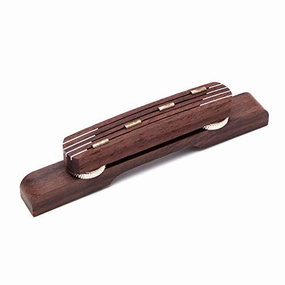 Guitar Parts Durable Rosewood Guitar Bridge Bridge for Hofner Bass Guitar Adjustable #35/16L