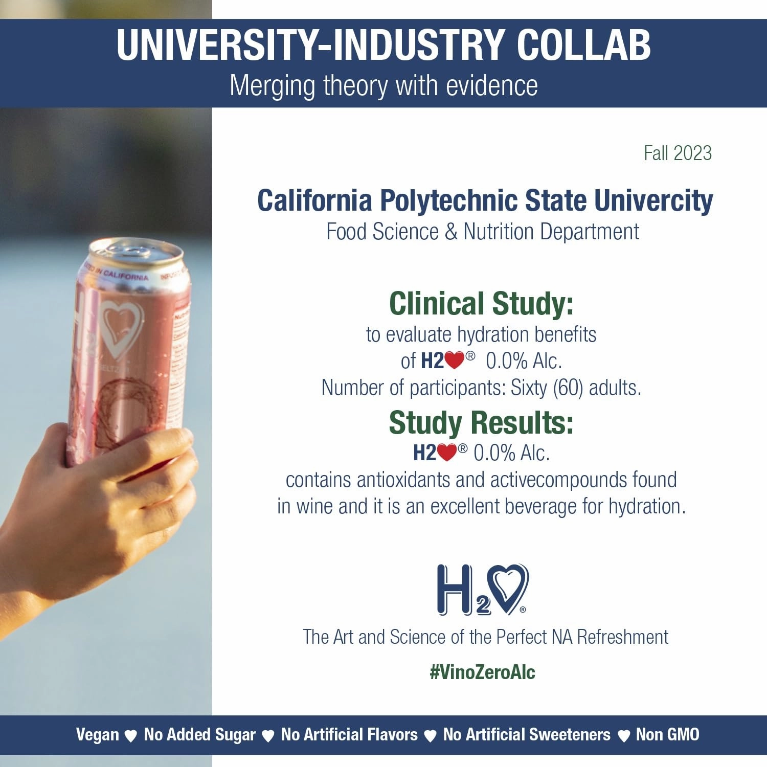H2o (Silky & Smooth) W12– California White Non Alcoholic Wine Infused Refreshment, 0.0% Alcohol, The ONLY NA with Science Research Jam-packed with flavor plus Hydrating Minerals (Larger 1.5x size Sauvignon Blanc, Pack of 12-12 Fl oz)