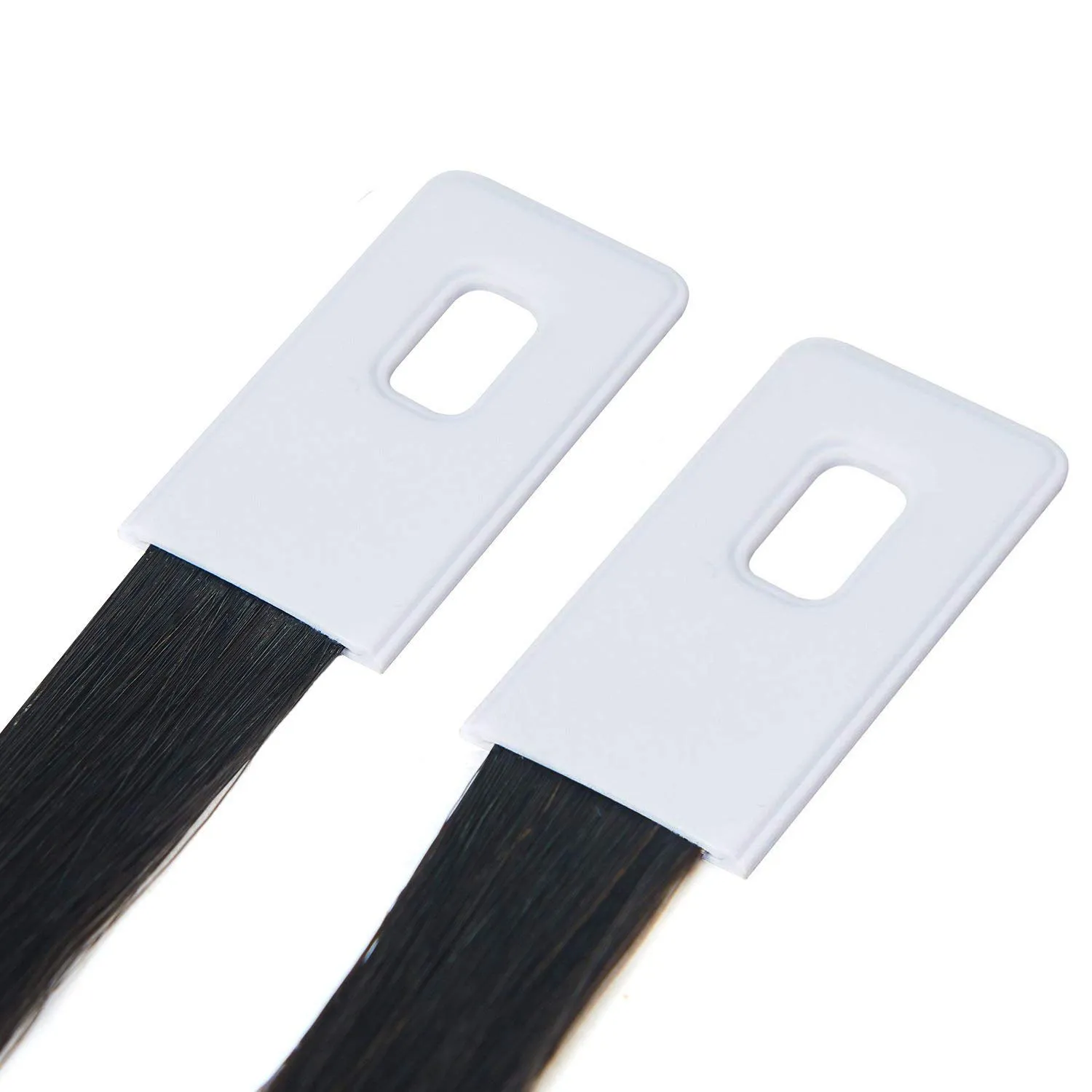 Hair Color Rings 100% Human Hair Color Sample Testing Color Samples 8 inch Natural Black