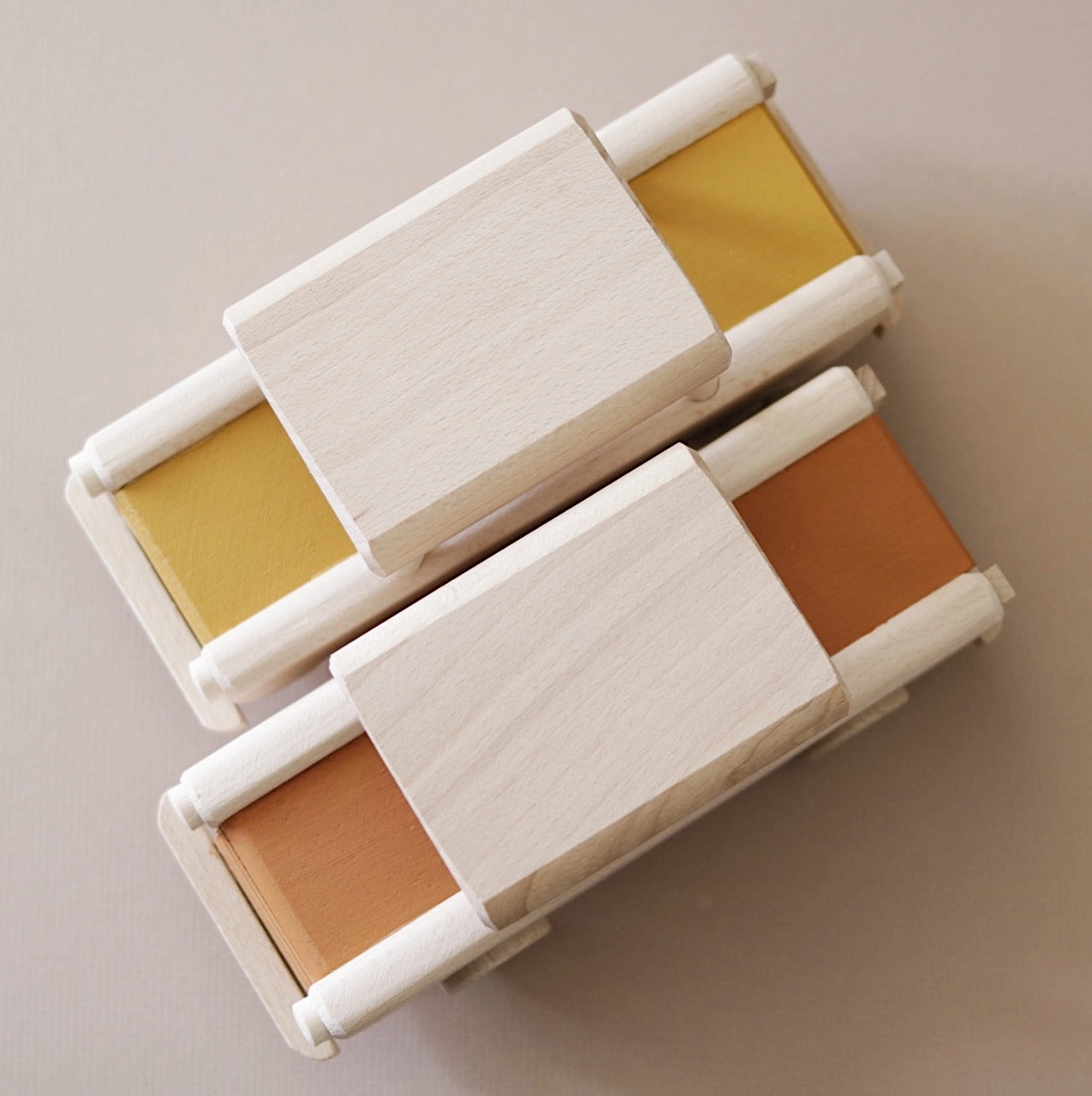 Handcrafted Wooden car toy - custom colour choice