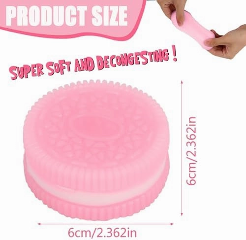 Handmade Silicone Stress Relief Squishy Toy,2025 New Stress Relief Toy,Ultra Soft Decompression Venting Toy,Anxiety and Relaxation Perfect Desk Accessory (4 PCS)