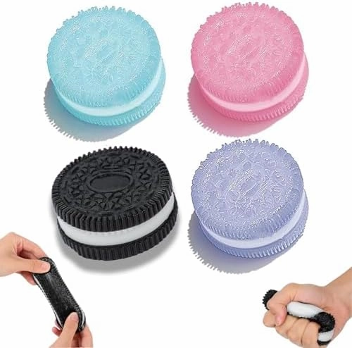 Handmade Silicone Stress Relief Squishy Toy,2025 New Stress Relief Toy,Ultra Soft Decompression Venting Toy,Anxiety and Relaxation Perfect Desk Accessory (4 PCS)