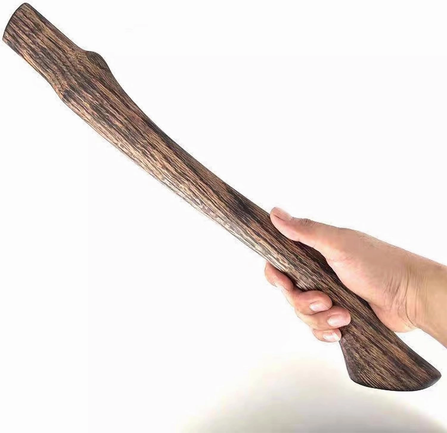Hatchet Wood Axe Handle Replacement: 19.69 Inch Hatchet Handle Replacement, Natural Wooden Ergonomic Curved Ax Handles for Camp (Wood, 19.69Inch)
