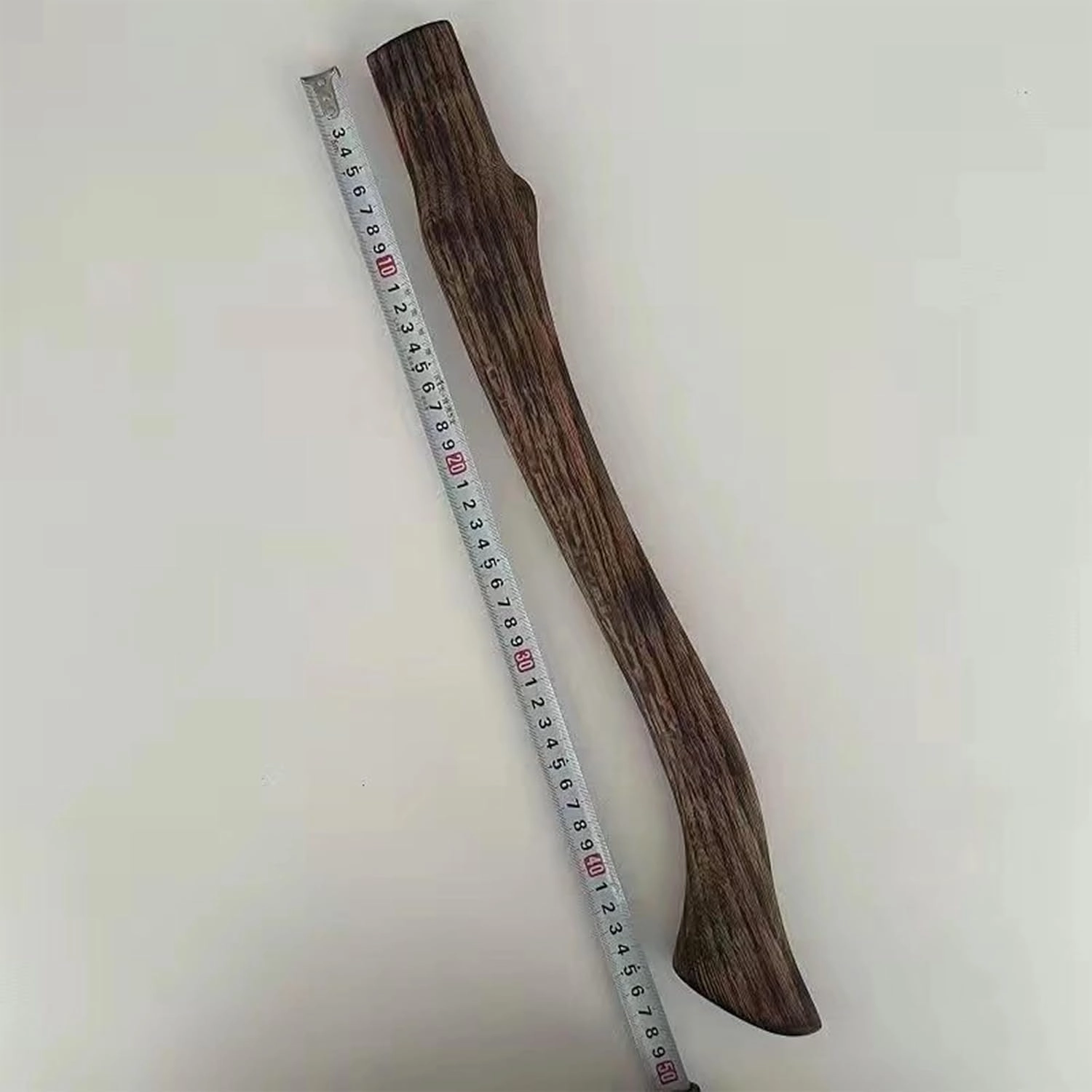 Hatchet Wood Axe Handle Replacement: 19.69 Inch Hatchet Handle Replacement, Natural Wooden Ergonomic Curved Ax Handles for Camp (Wood, 19.69Inch)