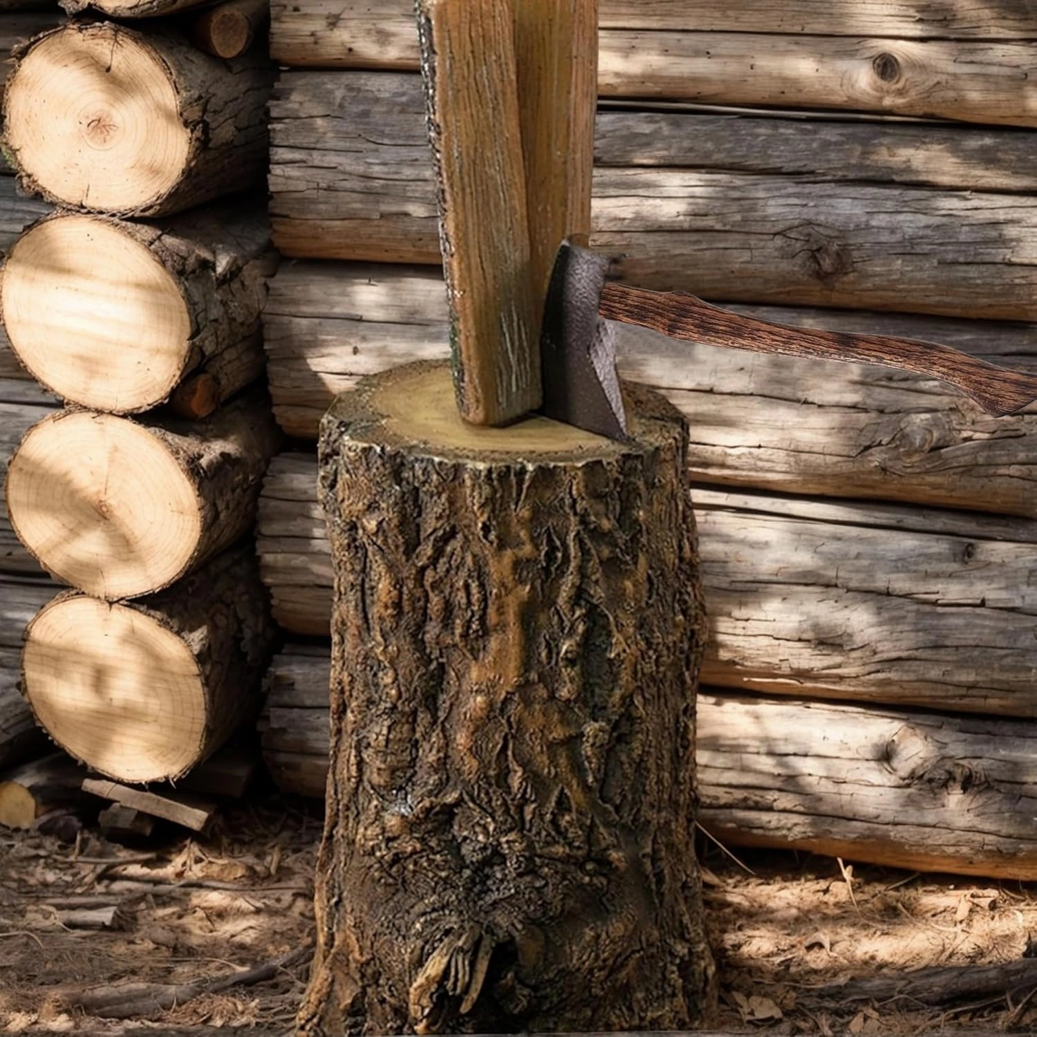 Hatchet Wood Axe Handle Replacement: 19.69 Inch Hatchet Handle Replacement, Natural Wooden Ergonomic Curved Ax Handles for Camp (Wood, 19.69Inch)