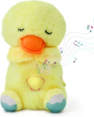 Heartbeat Stuffed Animal Baby Sleep Soother - Plush Toy with Calming Light, White Noise, Shush & Mother¡¯s Heartbeat for Newborns, Boys & Girls