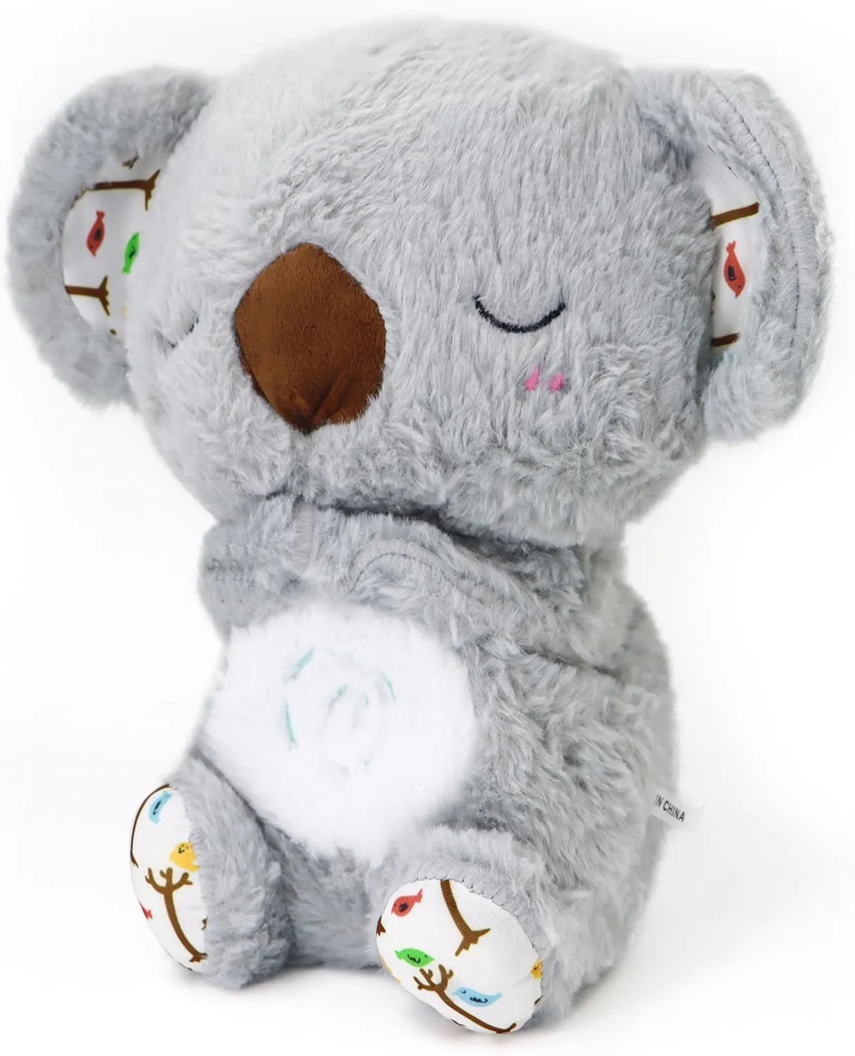 Heartbeat Stuffed Animal Baby Sleep Soother - Plush Toy with Calming Light, White Noise, Shush & Mother¡¯s Heartbeat for Newborns, Boys & Girls
