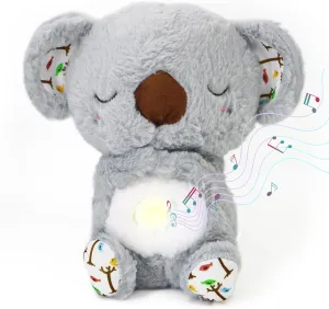Heartbeat Stuffed Animal Baby Sleep Soother - Plush Toy with Calming Light, White Noise, Shush & Mother¡¯s Heartbeat for Newborns, Boys & Girls