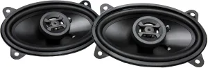 Hifonics ZS46CX 4x6 Car Speakers | Premium Audio Upgrade | Neo-Mylar Tweeter, Alpha-Cellulose Cones | Deep Bass, Clear Highs | Universal Fit, Moisture-Resistant | 200W Max