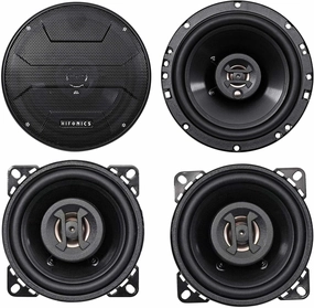 Hifonics (2) ZS653 6.5" 600 Watt Car Stereo Speakers (2) 4" 350 Watt Speakers