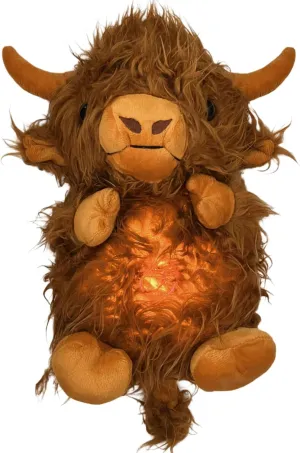 Highland Cow Stuffed Animal,12inch Anxiety Relief Items Breathing Koala,Cute Stuffed Animals Koala Stuffed Animal Sound Machine Music Breathing (12 inch)