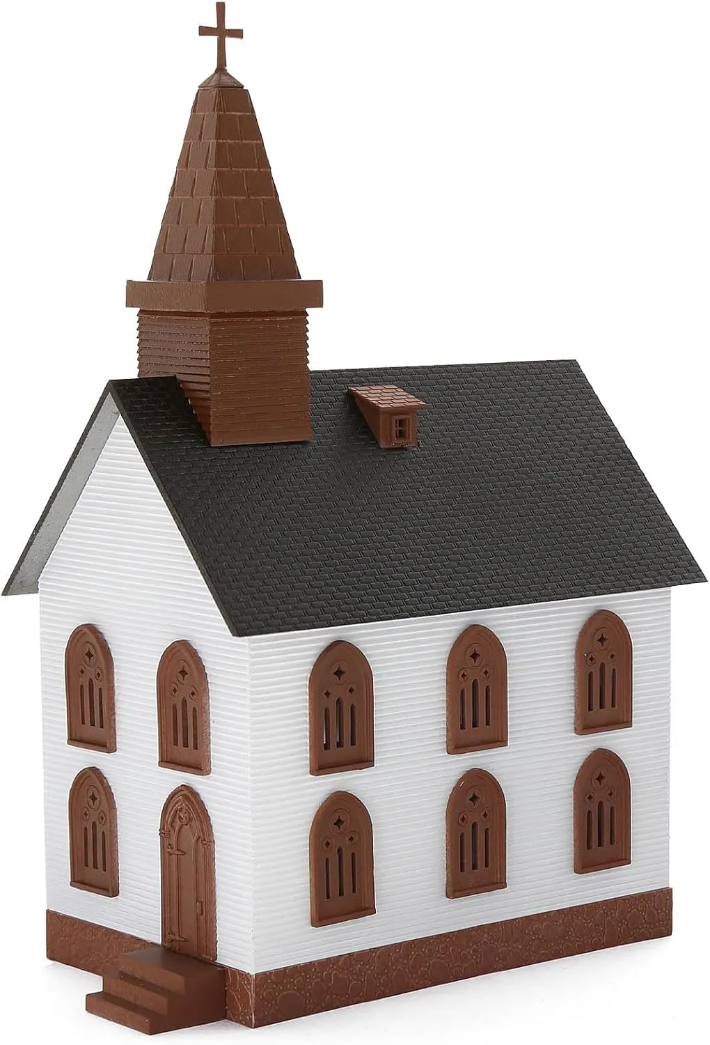 HO Scale Painted Assembled Model Church 1:87 Building for Model Railway Layout Diorama JZ8706