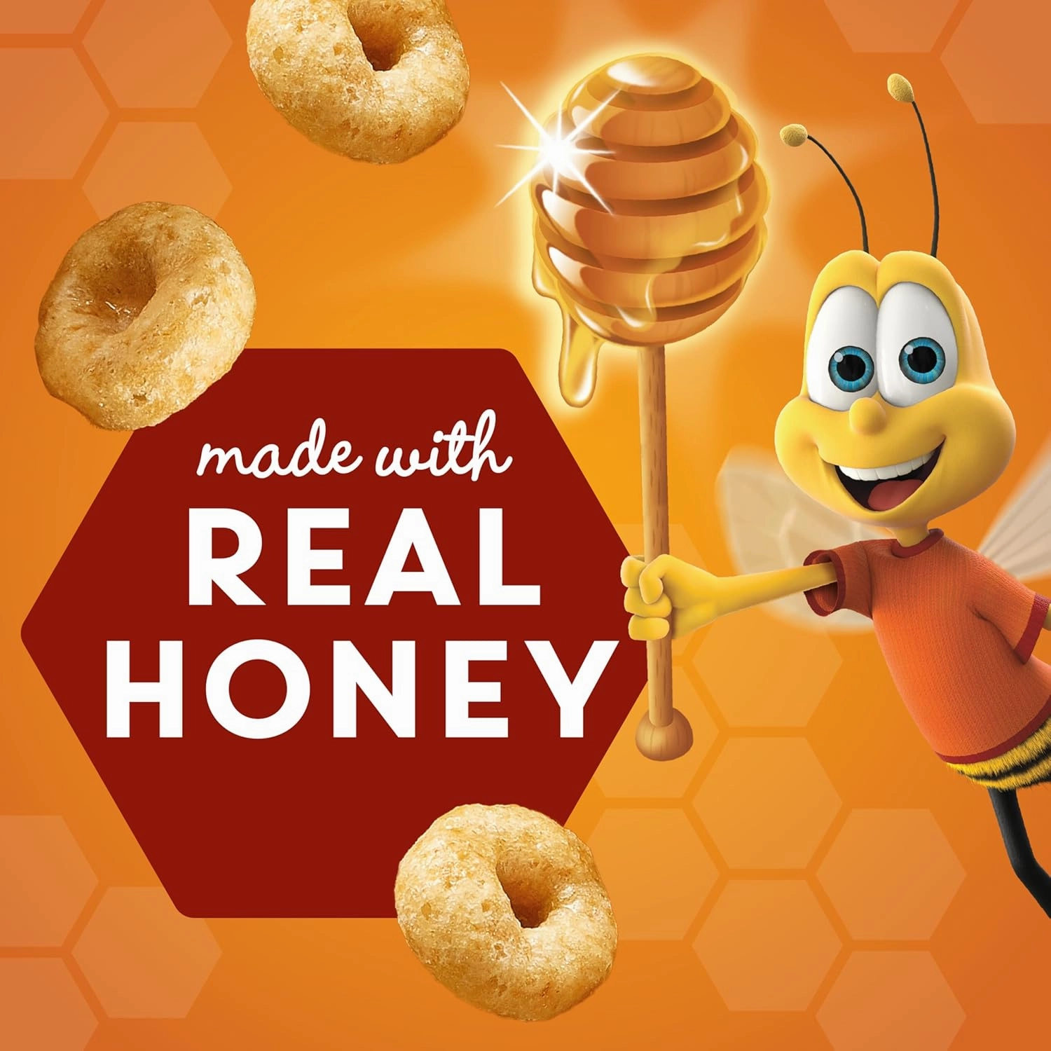 Honey Nut Cheerios Breakfast Cereal Cup, Gluten Free, Single Serve Cereal, 1.8 oz (Pack of 12)