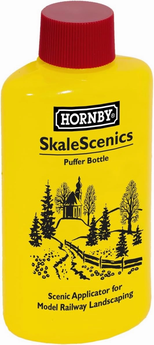 Hornby R7182 Static Grass Puffer Bottle for Model Railway OO Gauge, Model Train Accessories for Adding Scenery, Dioramas, Woodland, Buildings and More, Model Making Kits - 1:76 Scale Model Accessory