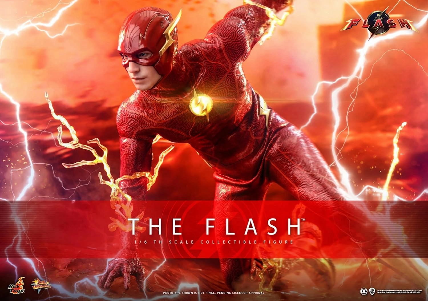Hot Toys DC The Flash (2023) The Flash 1/6 Scale 12" Collectible Figure