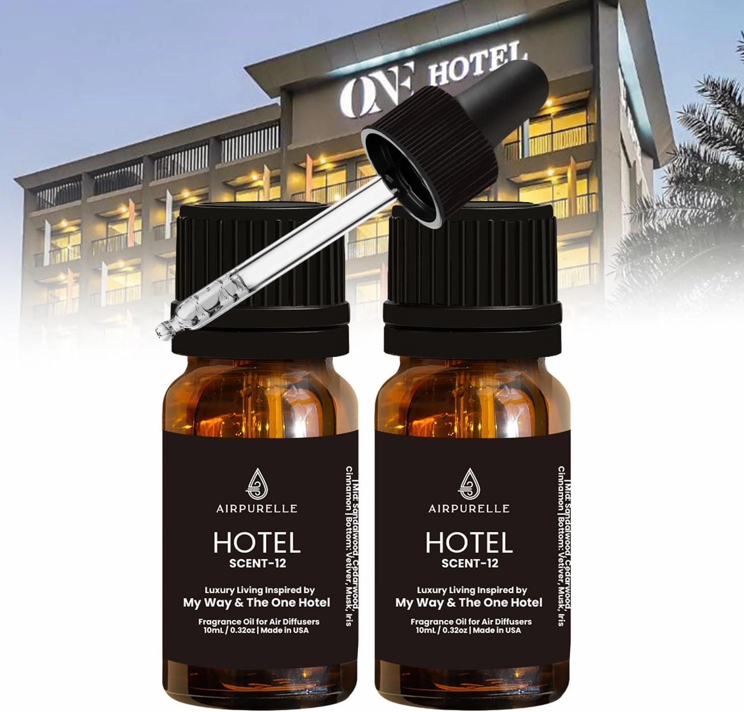 Hotel Collection Diffuser Oil Inspired by The The One Hotel Scent, Luxury Essential Oils for Diffusers for Home, Bedroom, Bathroom & Living Room, Long Lasting Aroma, 0.68 FL Oz(My Way)