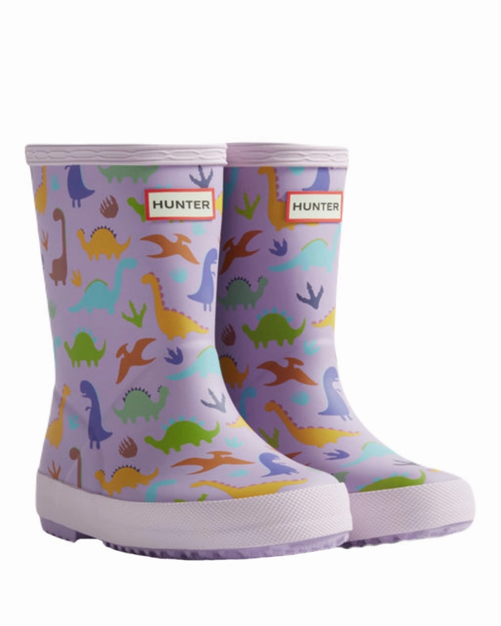 Hunter Original Kids First Dinosaur Print Wellingtons