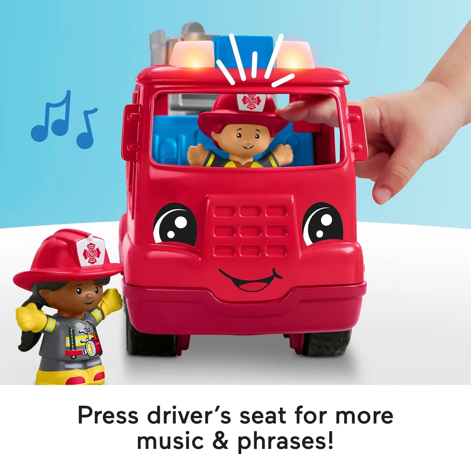 HXC10 FISHER PRICE LITTLE PEOPLE FIRE TRUCK