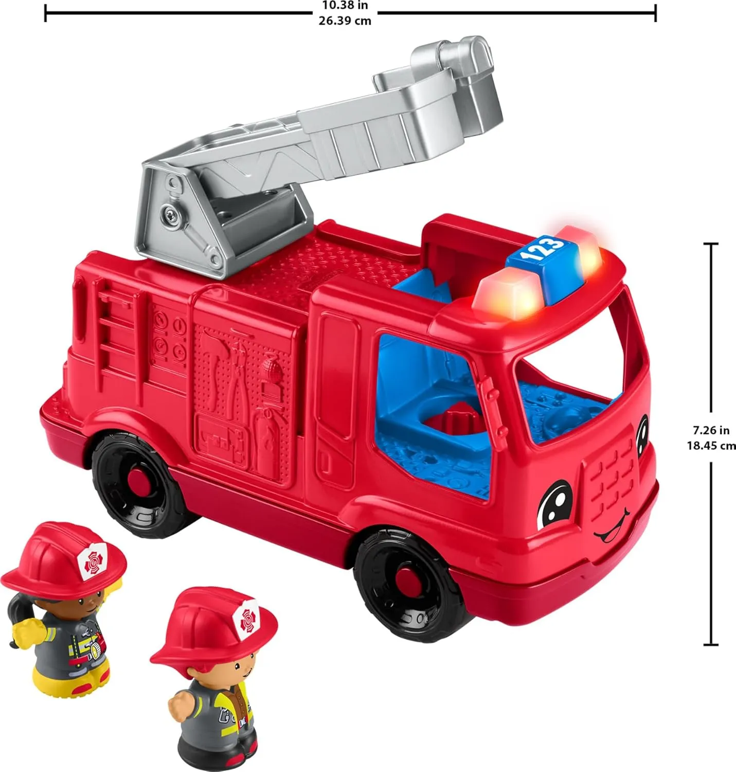HXC10 FISHER PRICE LITTLE PEOPLE FIRE TRUCK
