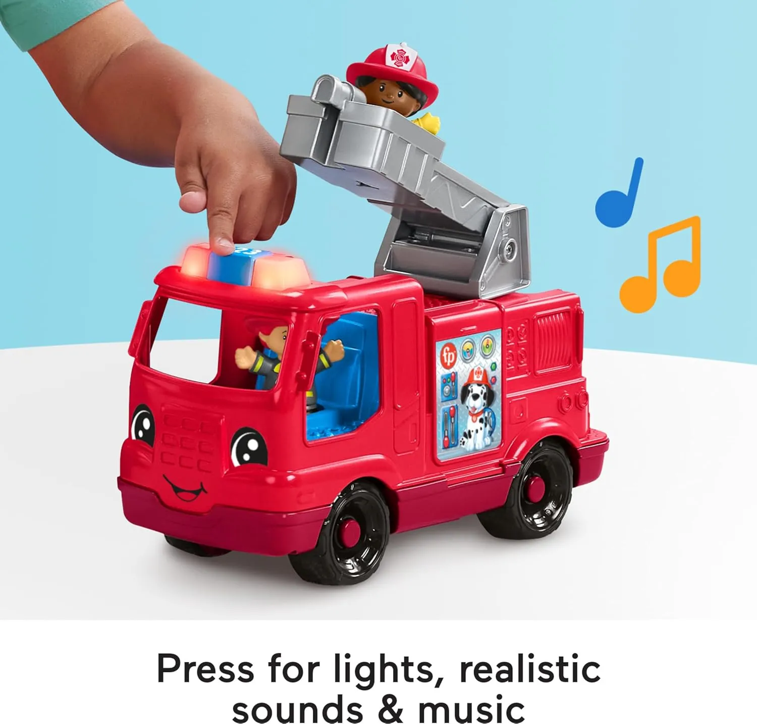 HXC10 FISHER PRICE LITTLE PEOPLE FIRE TRUCK
