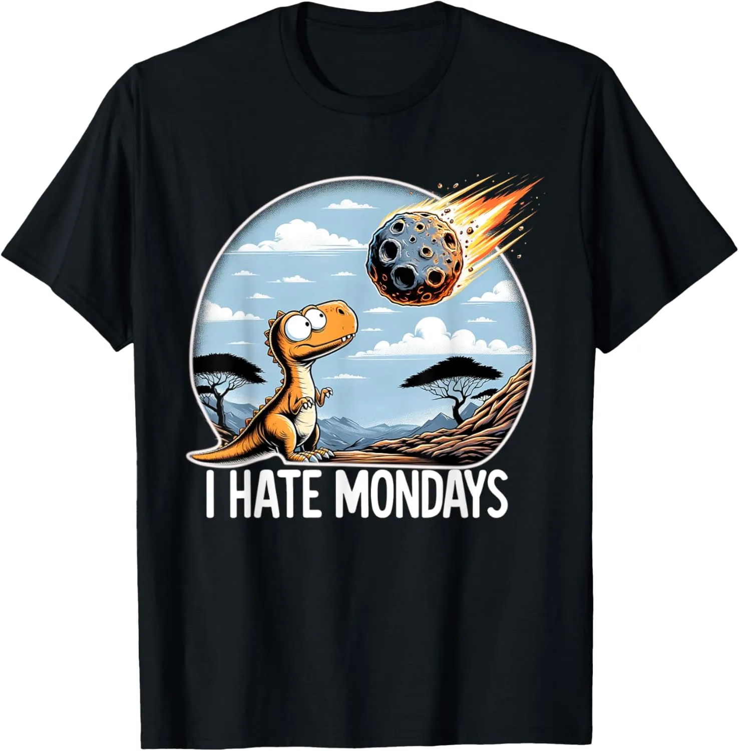 I hate Mondays Dinosaur T-Shirt