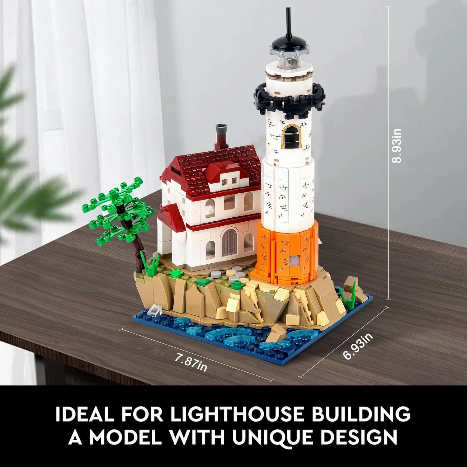 Ideas Lighthouse Building Set for Adults and Kids, Creative STEM Architecture, Collection for Boys and Girls Ages 8  (516 Pieces)