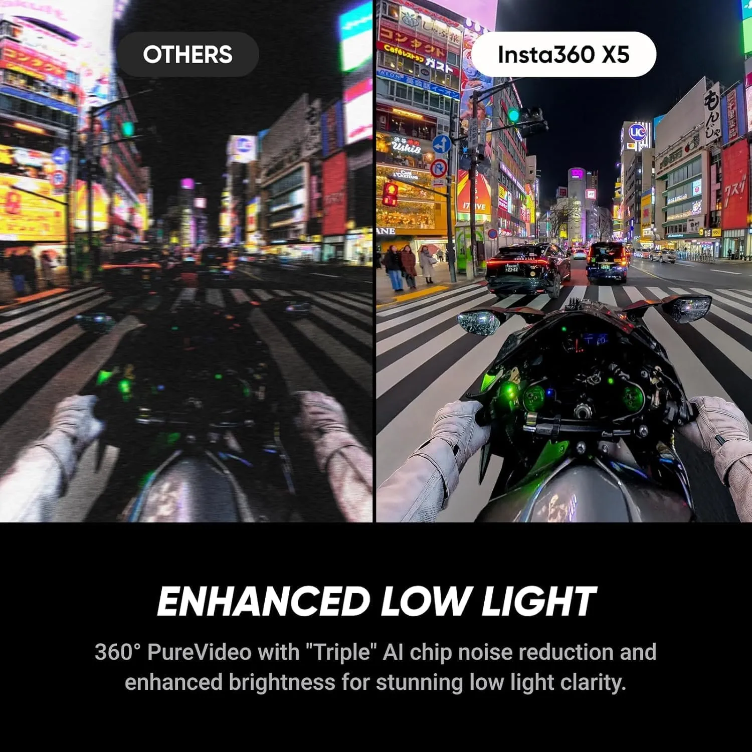 Insta360 X5 Tripod Selfie Stick Bundle -8K Waterproof 360 Action Camera with 1/2" Sensors, 8K 360 HDR Video,Perfect for Matterport 360 House Tour|Bundle Includes Tripod Selfie Stick, Lens Cap(1TB)