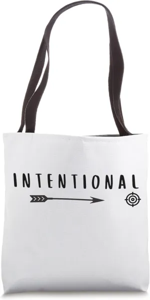 Intentional One Word One Little Word Intention of the Year Tote Bag