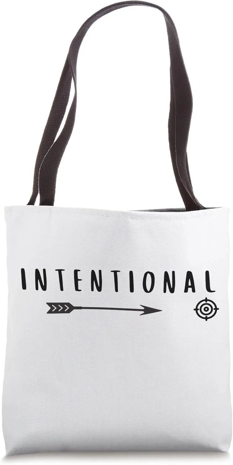 Intentional One Word One Little Word Intention of the Year Tote Bag