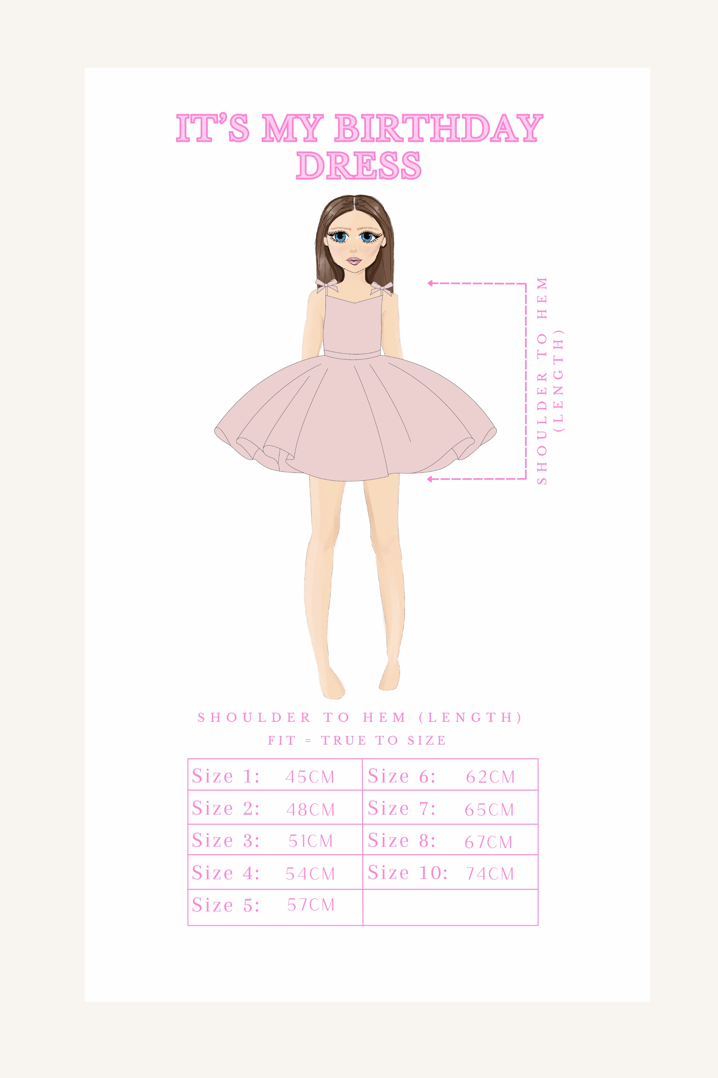 It's My Birthday Dress (No Number)