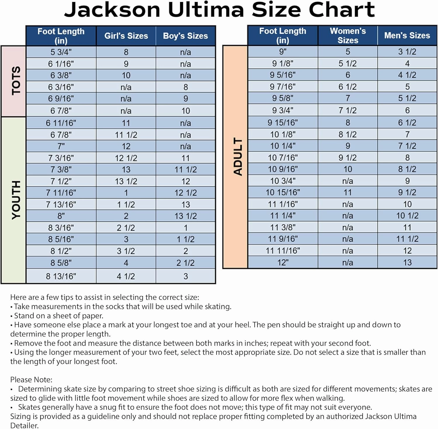 Jackson Classic 552 Mens/Boys Figure Ice Skates