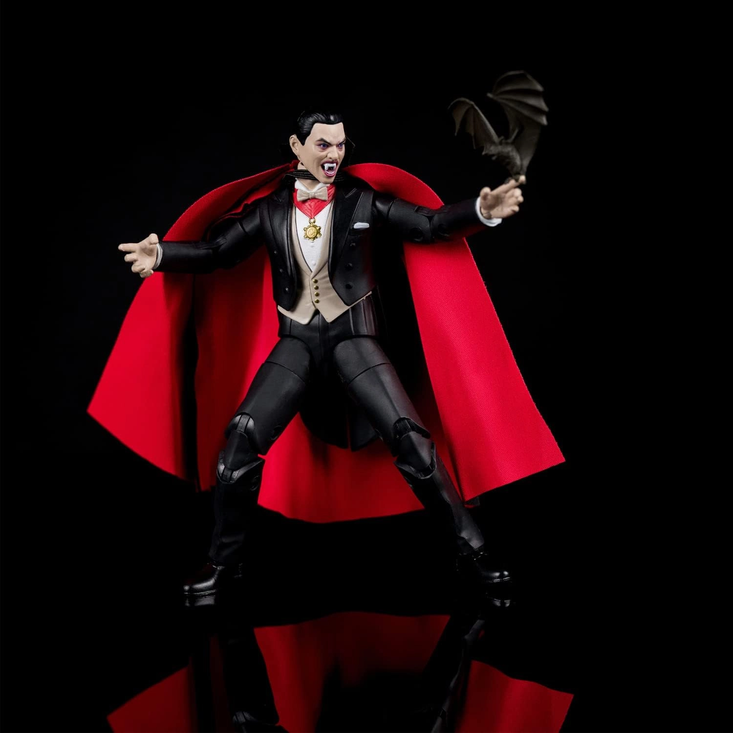 Jada Universal Monsters Dracula 6” Deluxe Collector Figure, Black, One Size