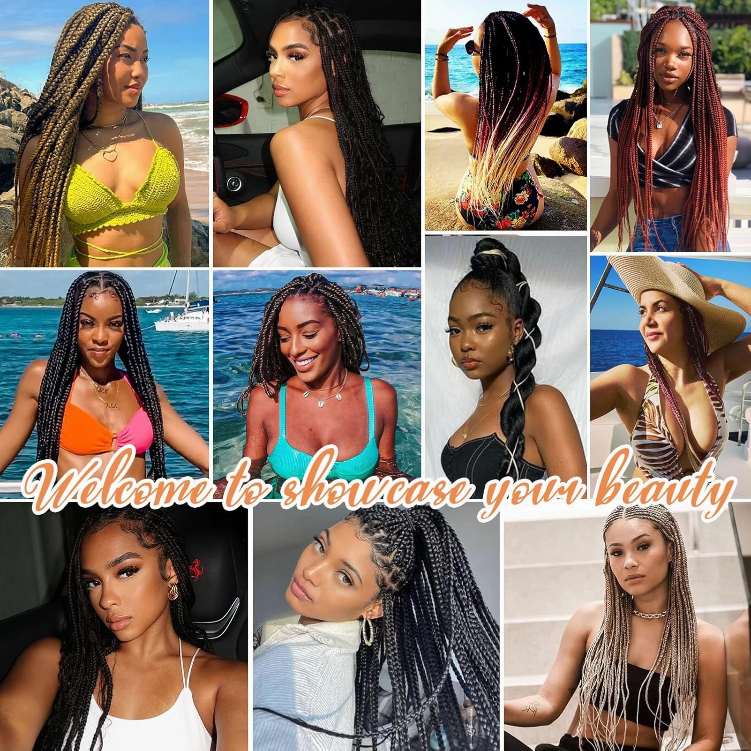 Jet Black Braiding Hair Pre Stretched, 26 Inch 8 Pack Prestretched Braiding Hair For Braiding Women Hair, Professional Synthetic Hair For Knotless Crochet Braids,Soft Yaki Straight Hair(26in,8pc,1#)