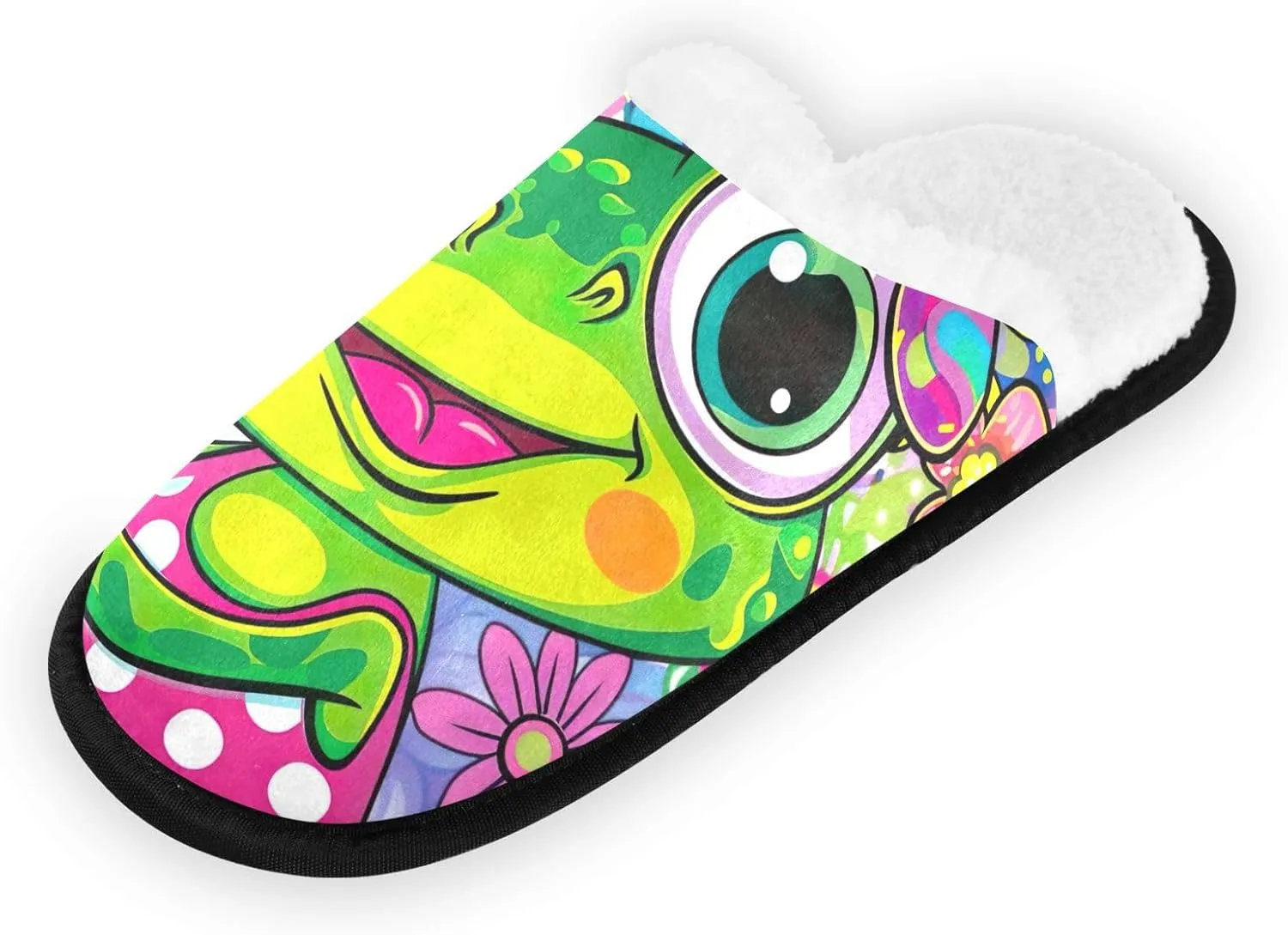 Joisal Tie Dye Dragonflies Portable Women’s Slippers, Womens House Shoes, Travel Slippers for Airplane 35-45