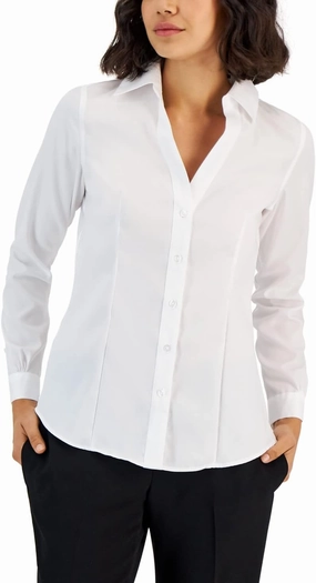 Jones New York Women's Long Sleeve Easy Care Shirting