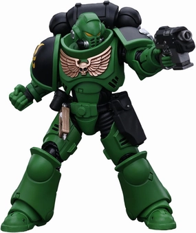 JOYTOY Warhammer 40k Salamanders Intercessors Brother Haecule 1/18 Action Figure Collect and Display Model