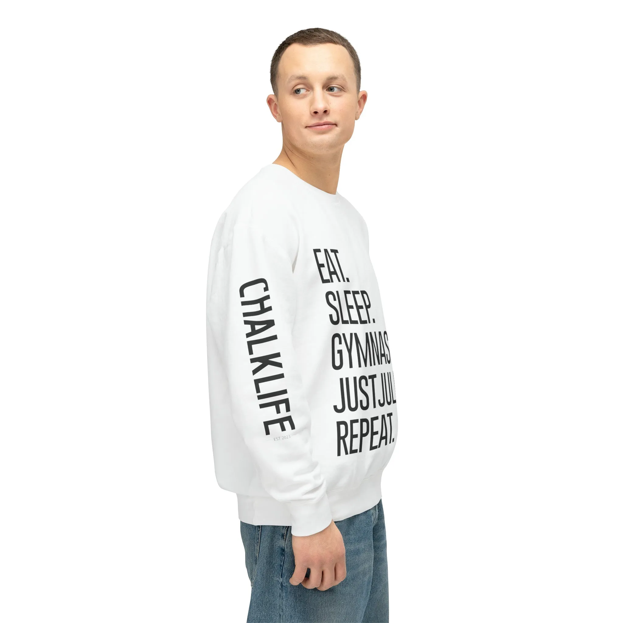 JustJules - Women's Gymnastics Events Spine - Lightweight Crewneck Sweatshirt