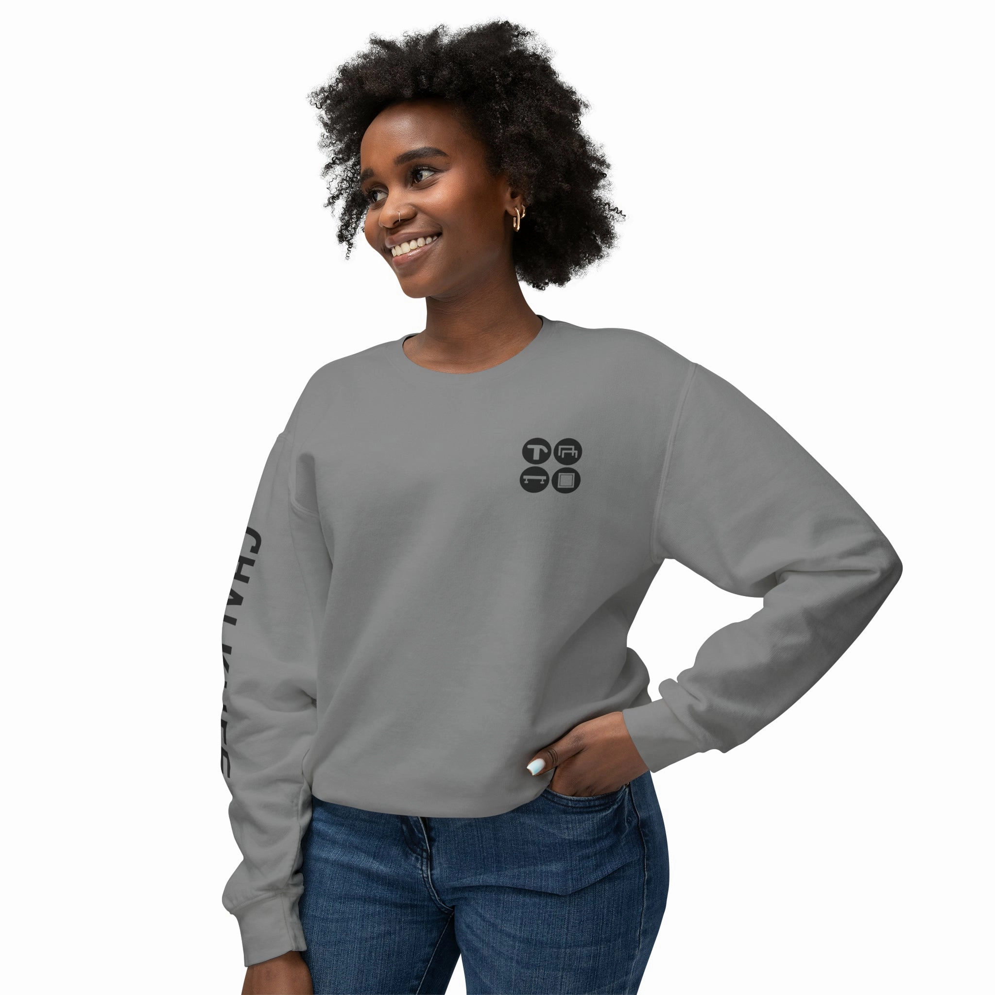 JustJules - Gymnastics Icon - Lightweight Crewneck Sweatshirt
