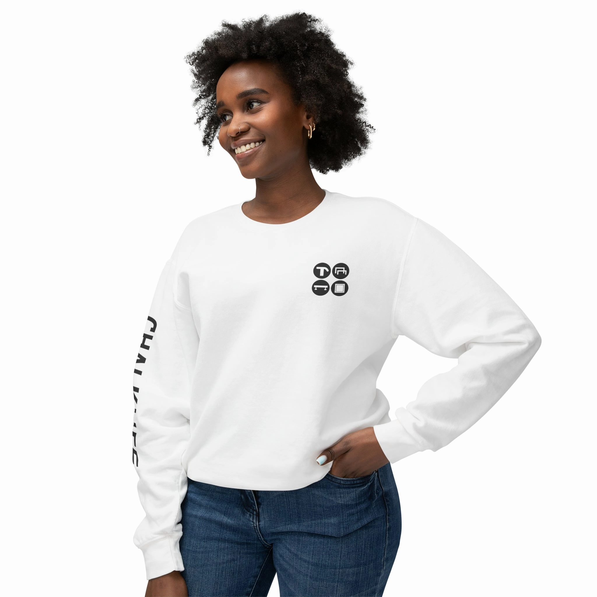JustJules - Gymnastics Icon - Lightweight Crewneck Sweatshirt