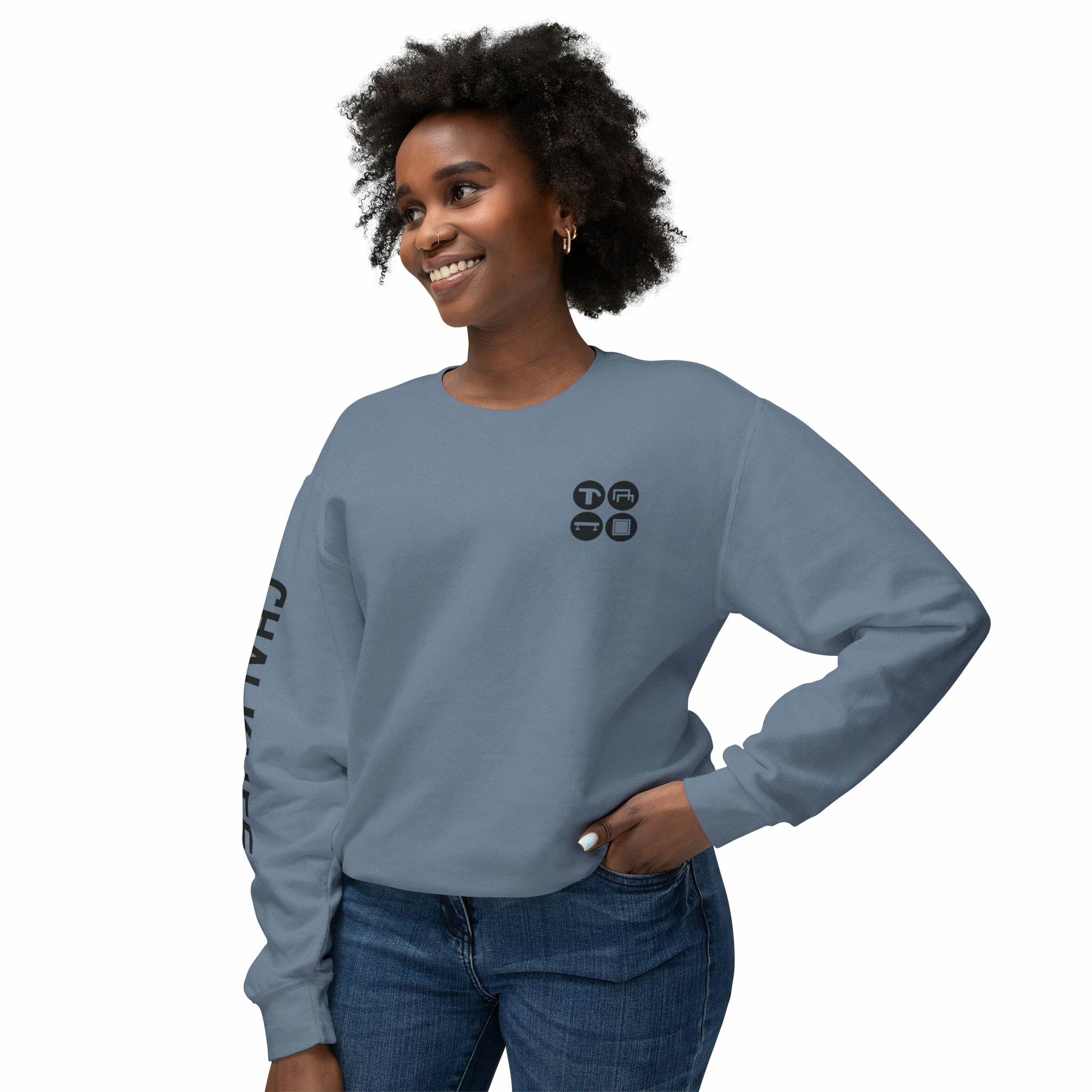 JustJules - Gymnastics Icon - Lightweight Crewneck Sweatshirt