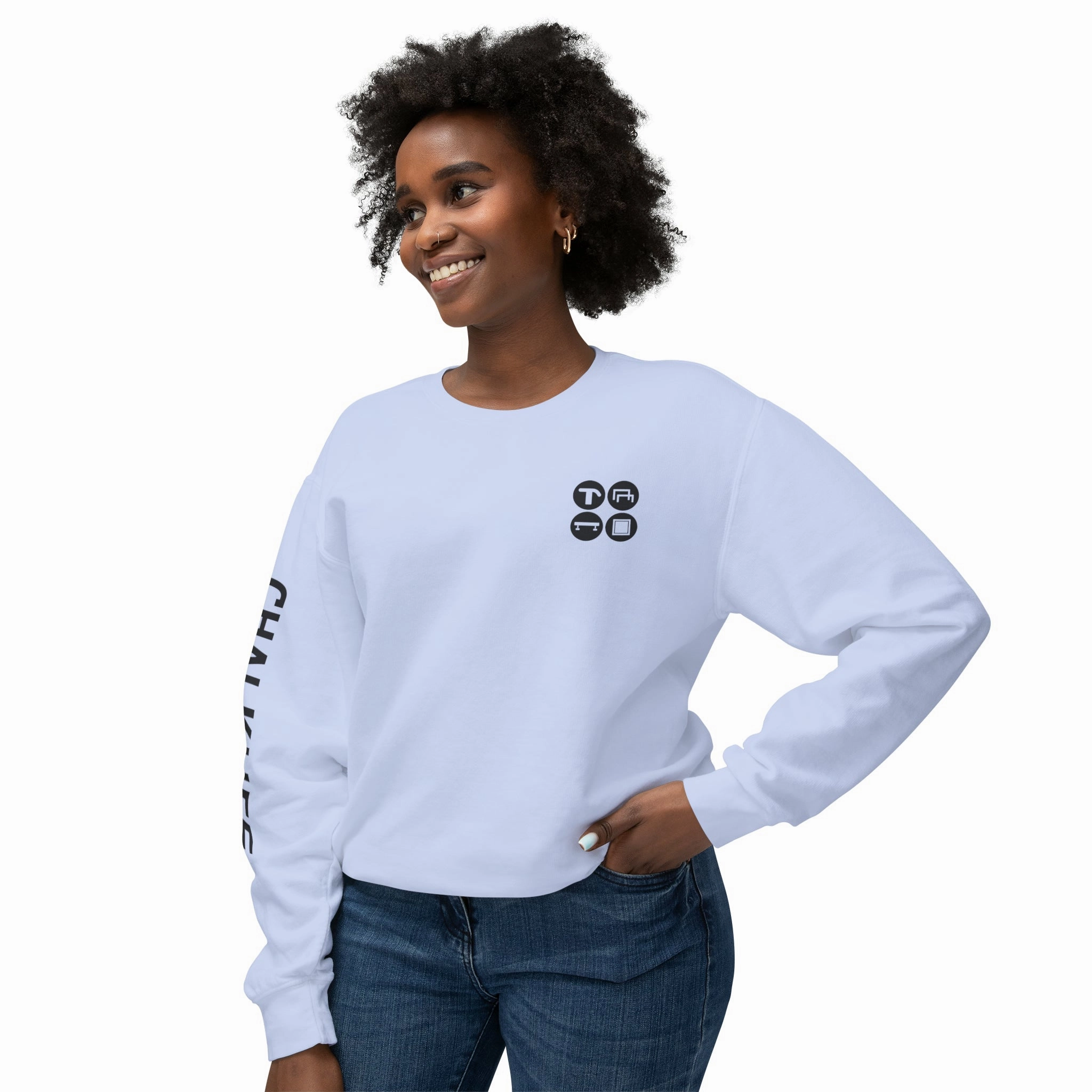 JustJules - Gymnastics Icon - Lightweight Crewneck Sweatshirt
