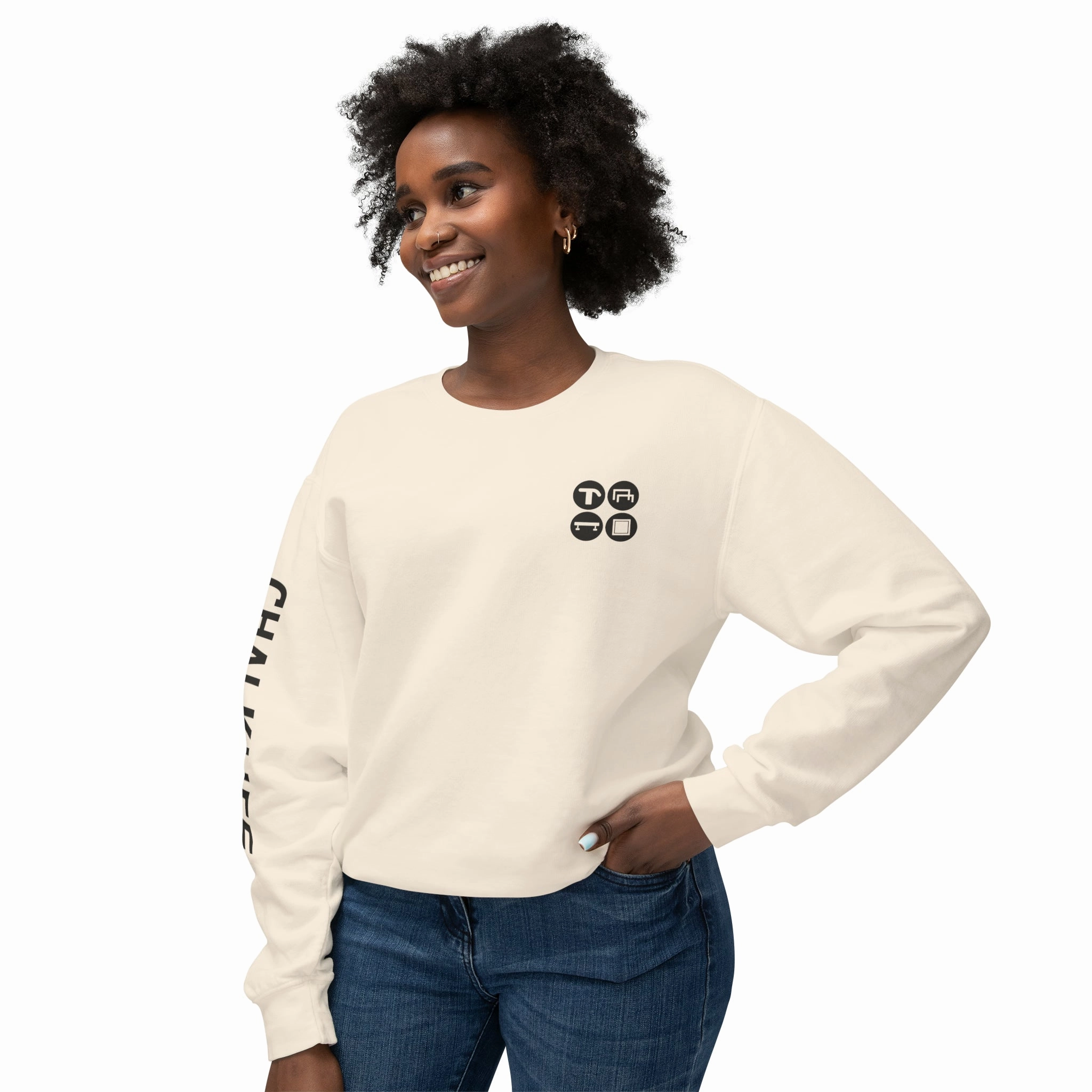 JustJules - Gymnastics Icon - Lightweight Crewneck Sweatshirt