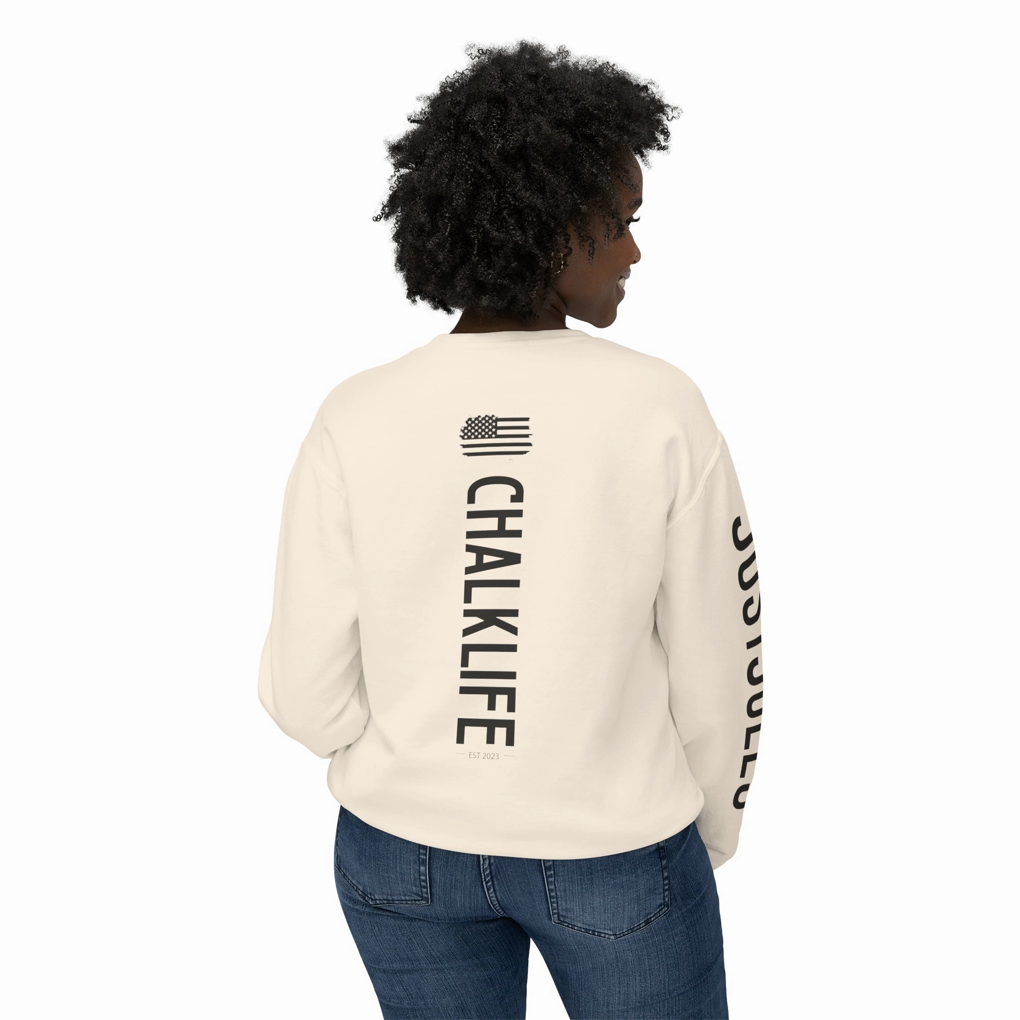 JUSTJULES - Lightweight Crewneck Sweatshirt